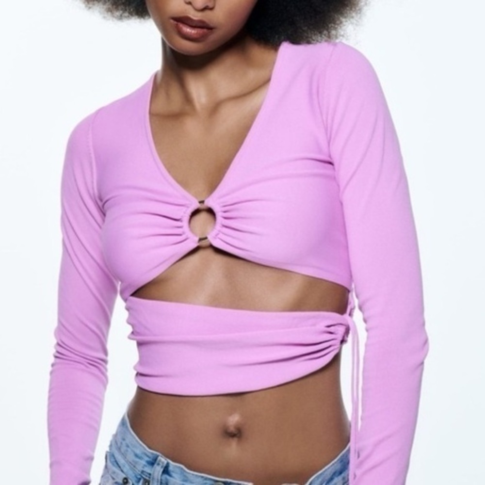 Zara cut out knit small